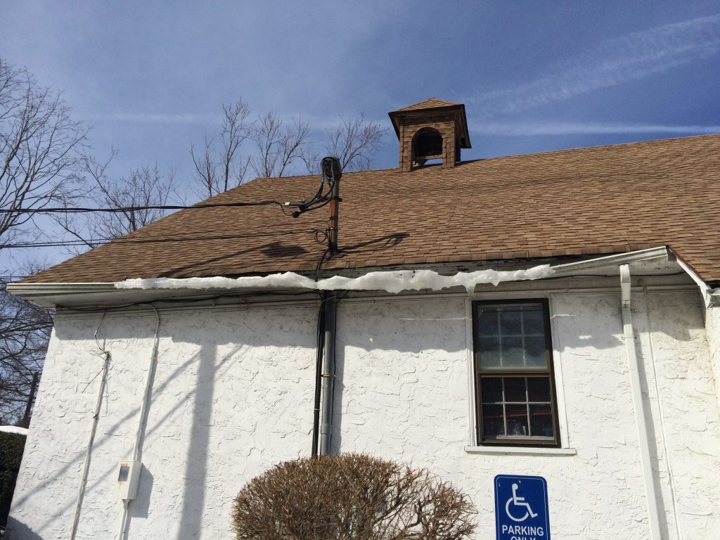 Ice Damming Causing Gutter to Pull Away - Plainview, NY - 2