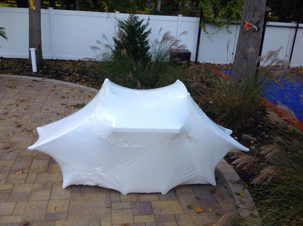 Shrink Wrapping Outdoor Furniture Before & After Photo Gallery