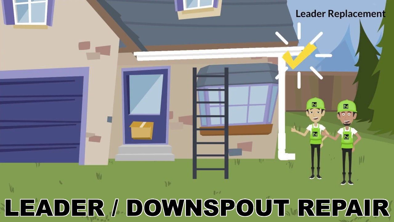 Leader/Downspout Repair - Gutter Repair How-to Guide