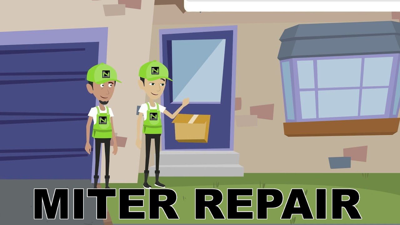 Miter Repair - Gutter Repair How-to Guide